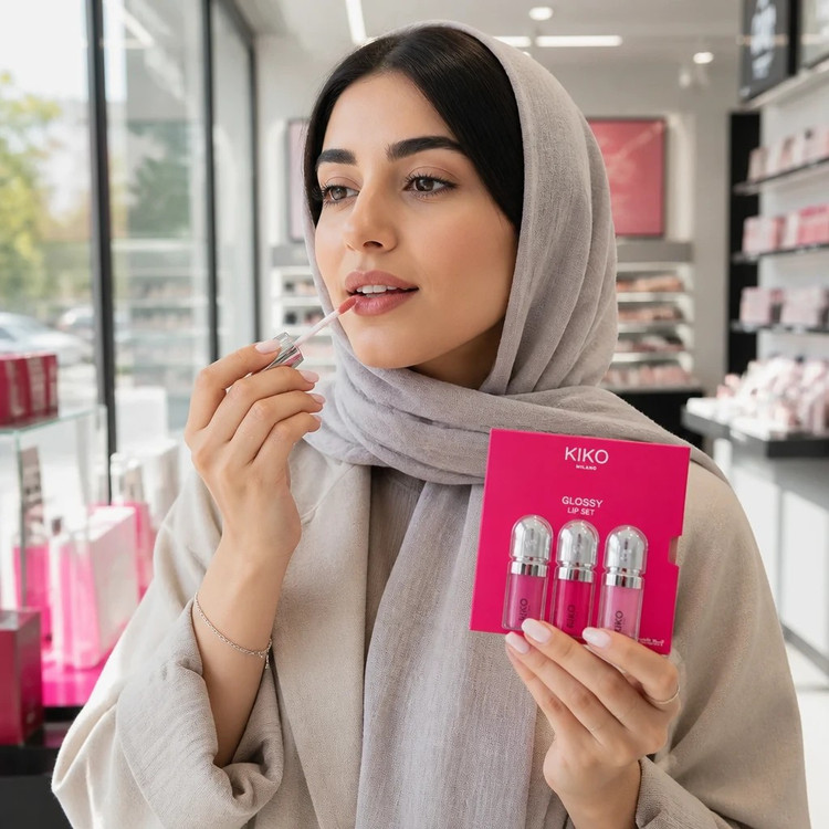 ست رژ لب مایع براق کیکو مدل Glossy Lip Set